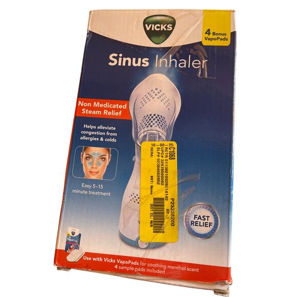Excellent Condition Vicks Warm Steam Sinus Inhaler - Picture 6 of 9